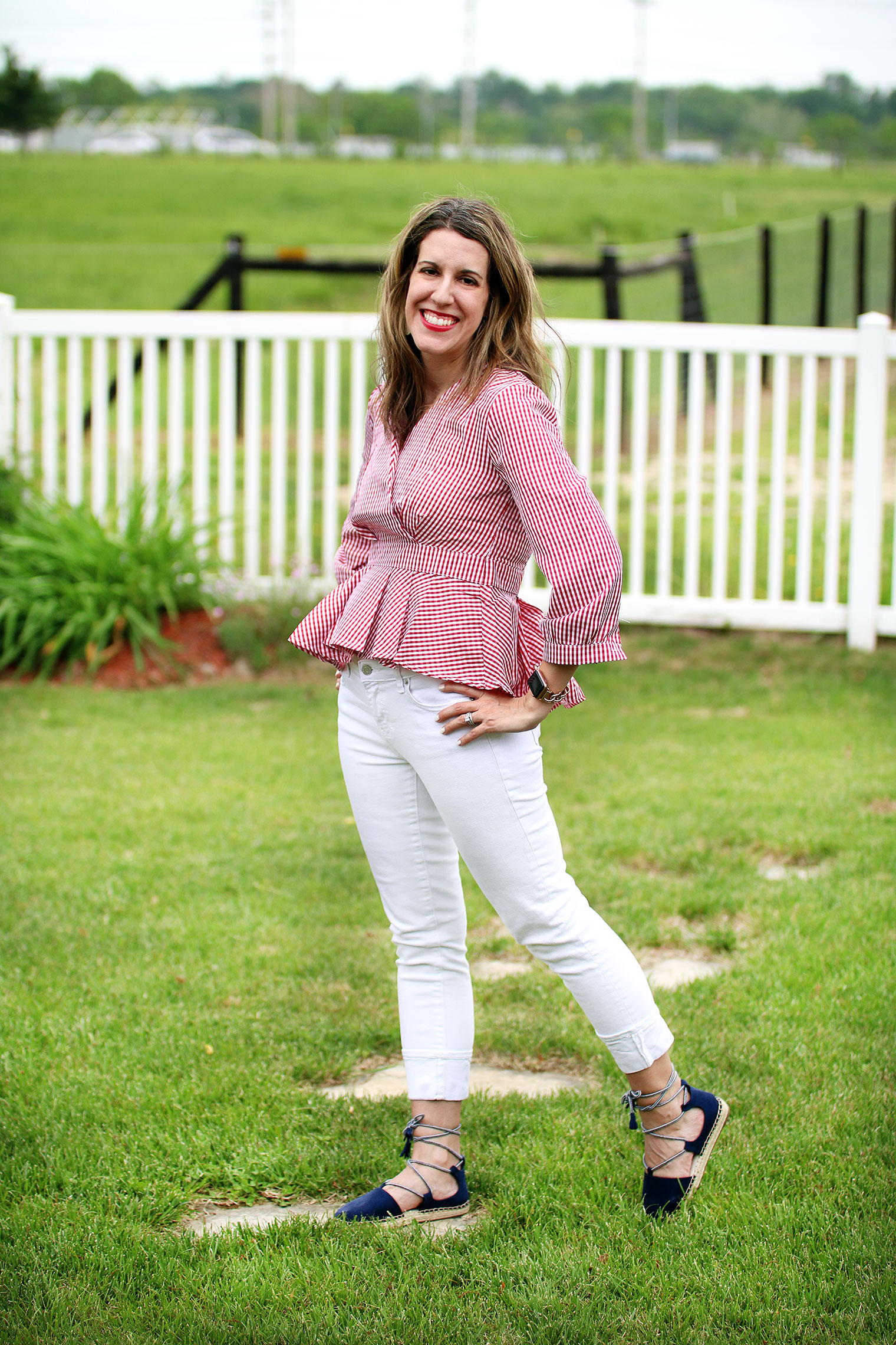 Amy's Creative Pursuits: A Bright Yellow Top with Pastel Blue Pants From  Stitch Fix