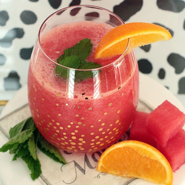 Stay Healthy with this Watermelon Orange Juice Drink