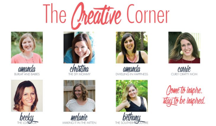 The Creative Corner Link Up Party – 8/30/15 (and Meal Plan 75)