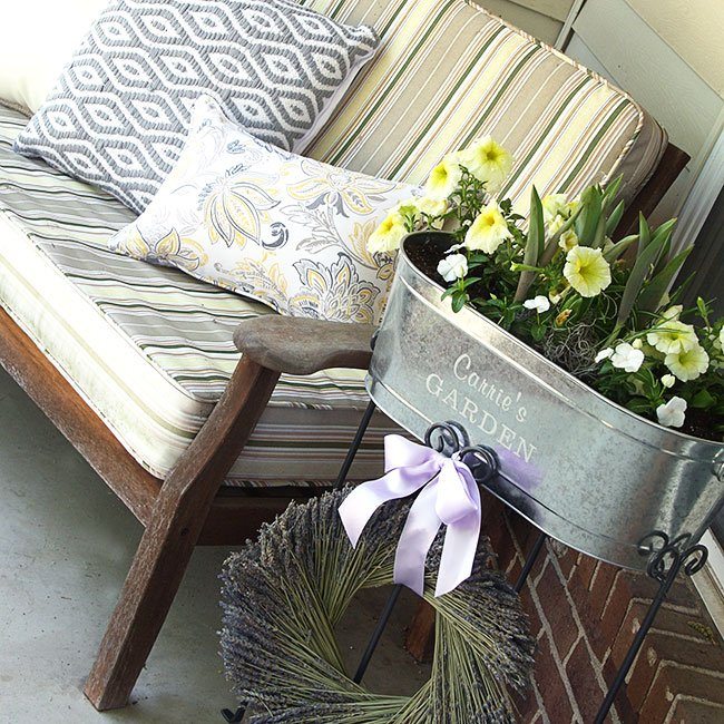 Spring Porch Makeover and #LoveGrowsHere