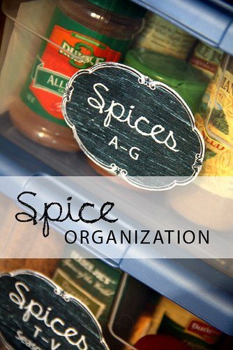 Organizing your Spices