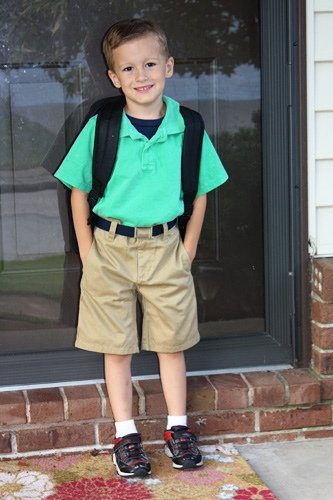 Belated First Day of Kindergarten Post!