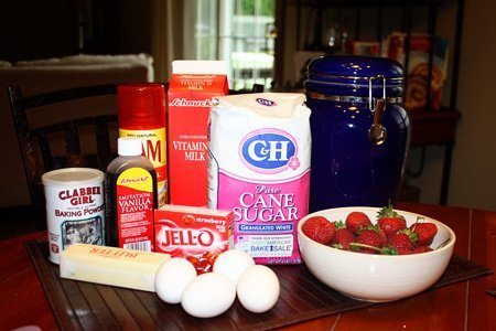 Strawberry Cake from Scratch