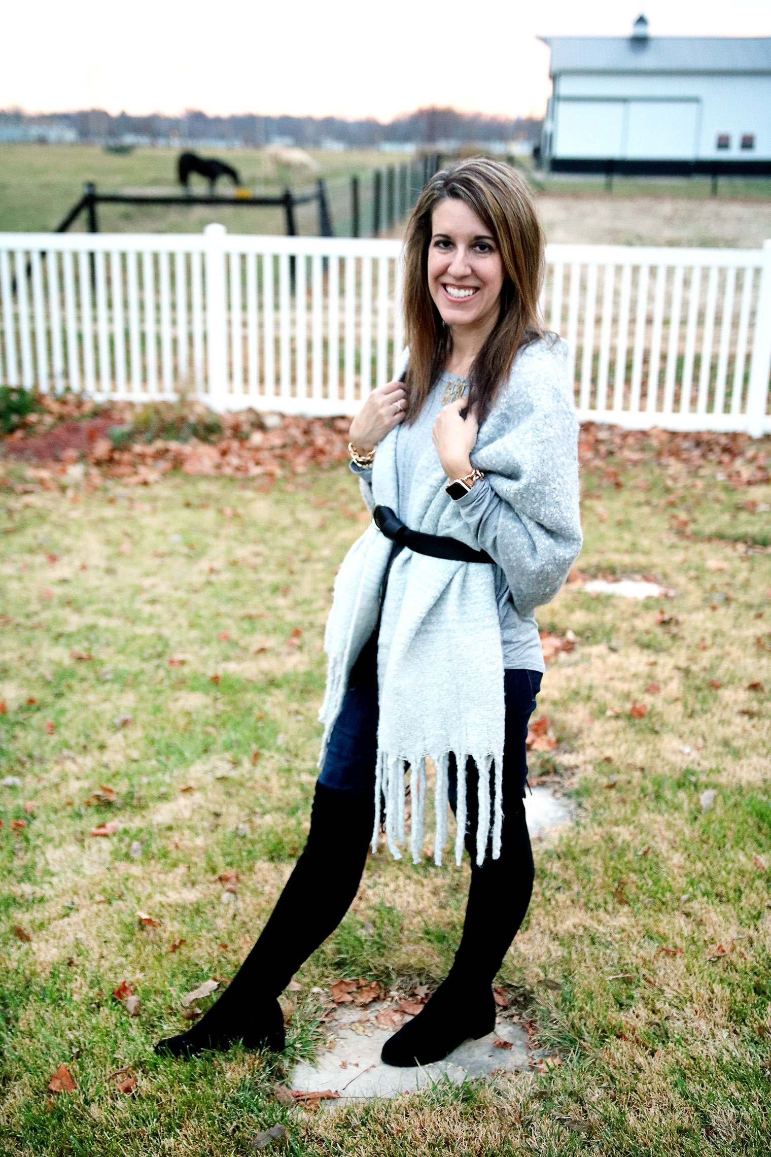 Thursday Fashion Files Link Up #138 – Staying Cozy: Belted Scarf & OTK ...