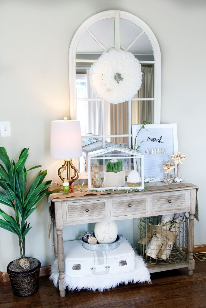 Spring & Console Table Decor {Spring Festival Blog Hop