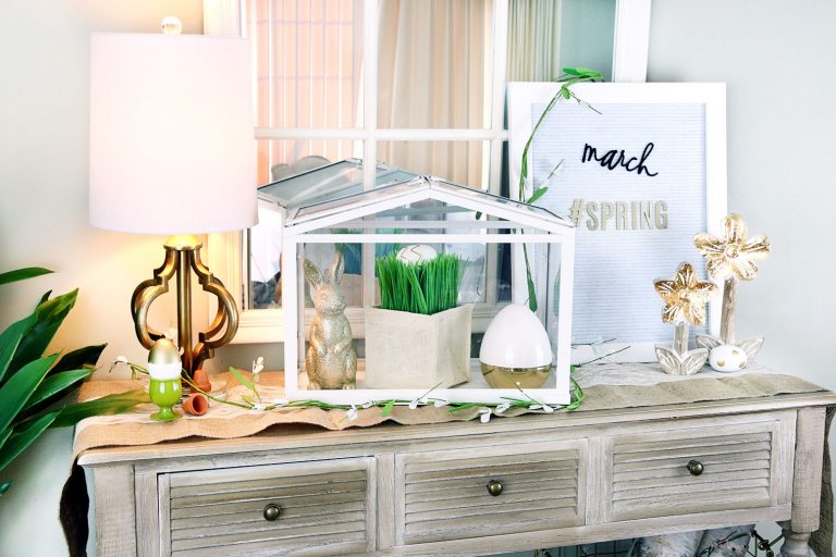 Spring & Console Table Decor {Spring Festival Blog Hop